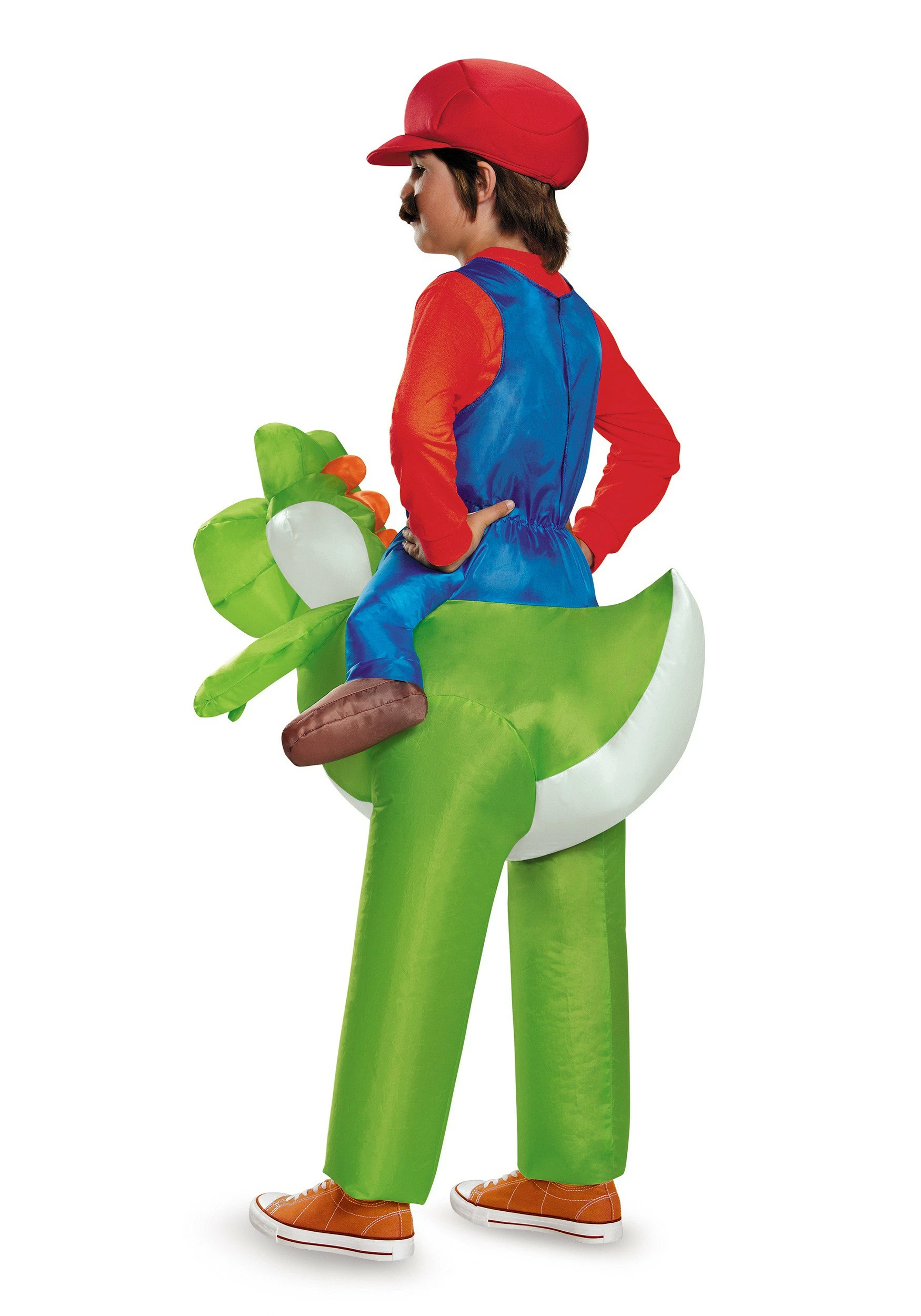 Disguise Mario Riding Yoshi Child Costume 2 Disguise Mario Riding Yoshi Child Costume - Image 2