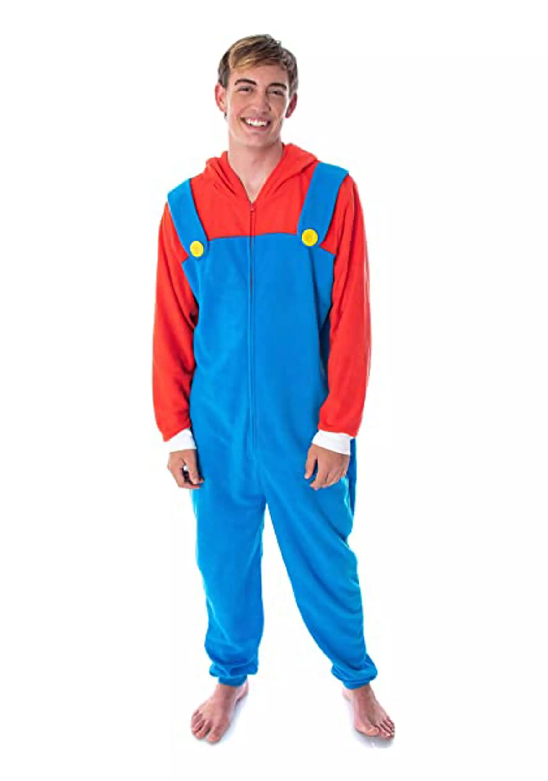 MJC International Unisex Microfleece Mario Union Suit 3 MJC International Unisex Microfleece Mario Union Suit - Image 3