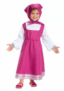 LF Products Pte. Ltd. Masha And The Bear Masha Costume For Girls