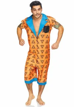 LEG AVENUE Men's Bedrock Bro Romphim Costume 8 LEG AVENUE Men's Bedrock Bro Romphim Costume -Scary Costumes store mens bedrock bro romphim costume alt 3
