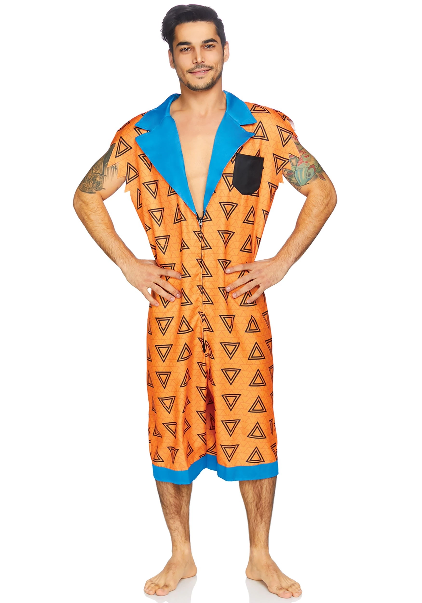 LEG AVENUE Men's Bedrock Bro Romphim Costume 1 LEG AVENUE Men's Bedrock Bro Romphim Costume