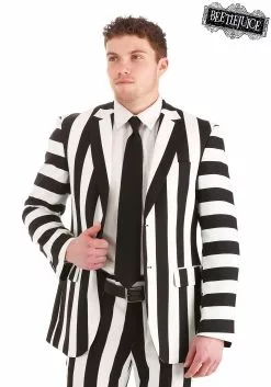Haizhilan Garment CO., LTD Classic Beetlejuice Men's Blazer 23 Haizhilan Garment CO., LTD Classic Beetlejuice Men's Blazer -Scary Costumes store mens classic beetlejuice blazer alt 11