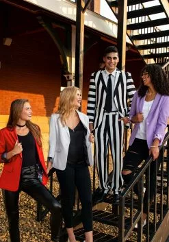 Haizhilan Garment CO., LTD Classic Beetlejuice Men's Blazer 18 Haizhilan Garment CO., LTD Classic Beetlejuice Men's Blazer -Scary Costumes store mens classic beetlejuice blazer alt 4