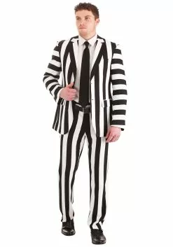 Haizhilan Garment CO., LTD Classic Beetlejuice Men's Blazer 20 Haizhilan Garment CO., LTD Classic Beetlejuice Men's Blazer -Scary Costumes store mens classic beetlejuice blazer alt 7