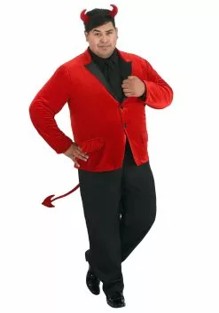 Fun Costumes Men's Handsome Devil Plus Size Costume 11 Fun Costumes Men's Handsome Devil Plus Size Costume -Scary Costumes store mens dashing devil plus size costume alt 5