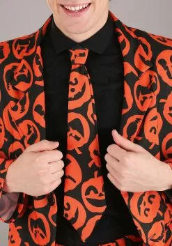 Fun World Men's David S. Pumpkins Costume 6 Fun World Men's David S. Pumpkins Costume -Scary Costumes store mens david s pumpkins costume alt 1