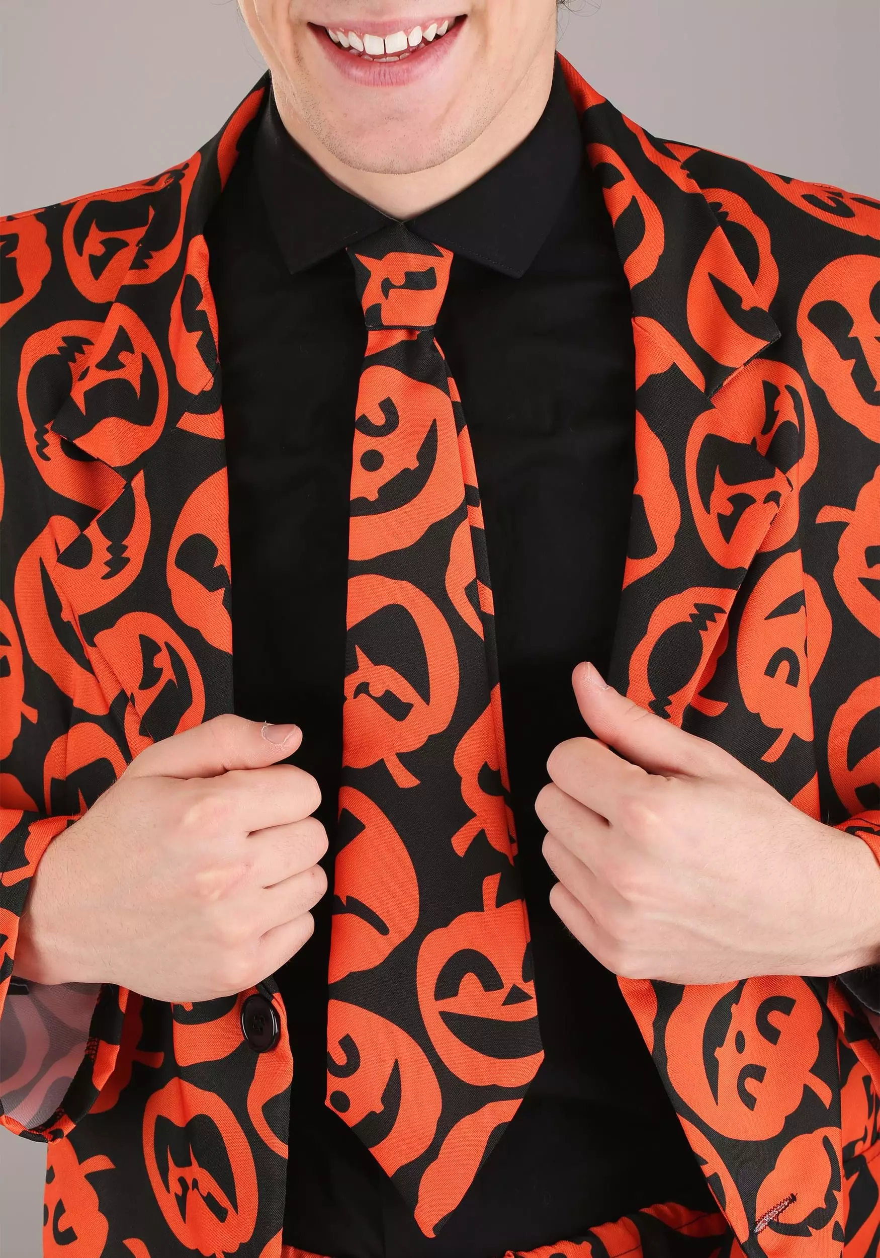 Fun World Men's David S. Pumpkins Costume 3 Fun World Men's David S. Pumpkins Costume - Image 3