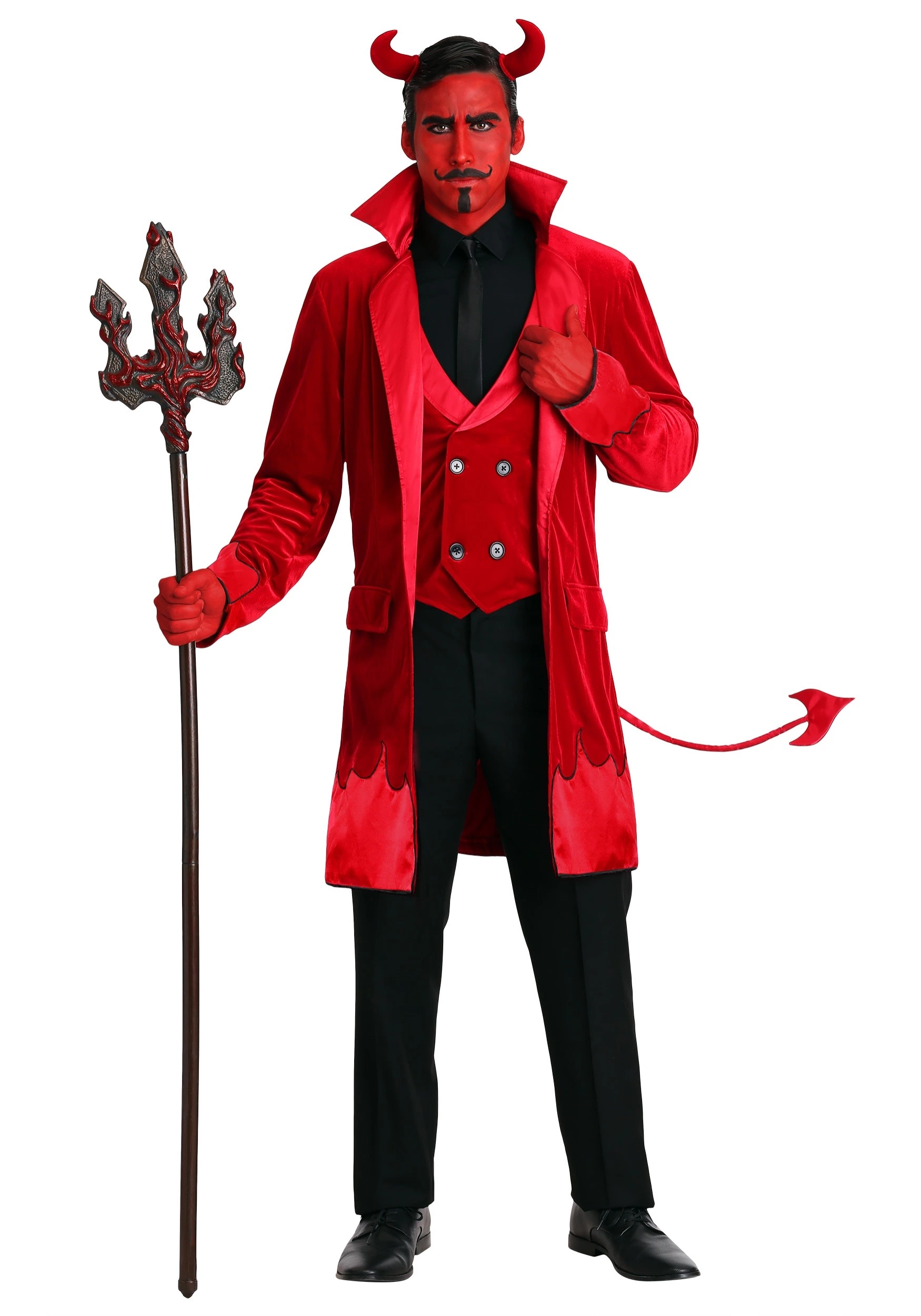 Fun Costumes Debonair Devil Men's Costume 1 Fun Costumes Debonair Devil Men's Costume