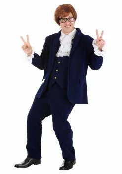 Fun Costumes Deluxe Blue 60s Swinger Costume For Men 19 Fun Costumes Deluxe Blue 60s Swinger Costume For Men -Scary Costumes store mens deluxe 60s swinger halloween costume alt 9