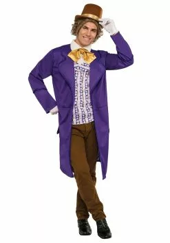 Rubies Costume Co. Inc Men's Deluxe Willy Wonka Costume