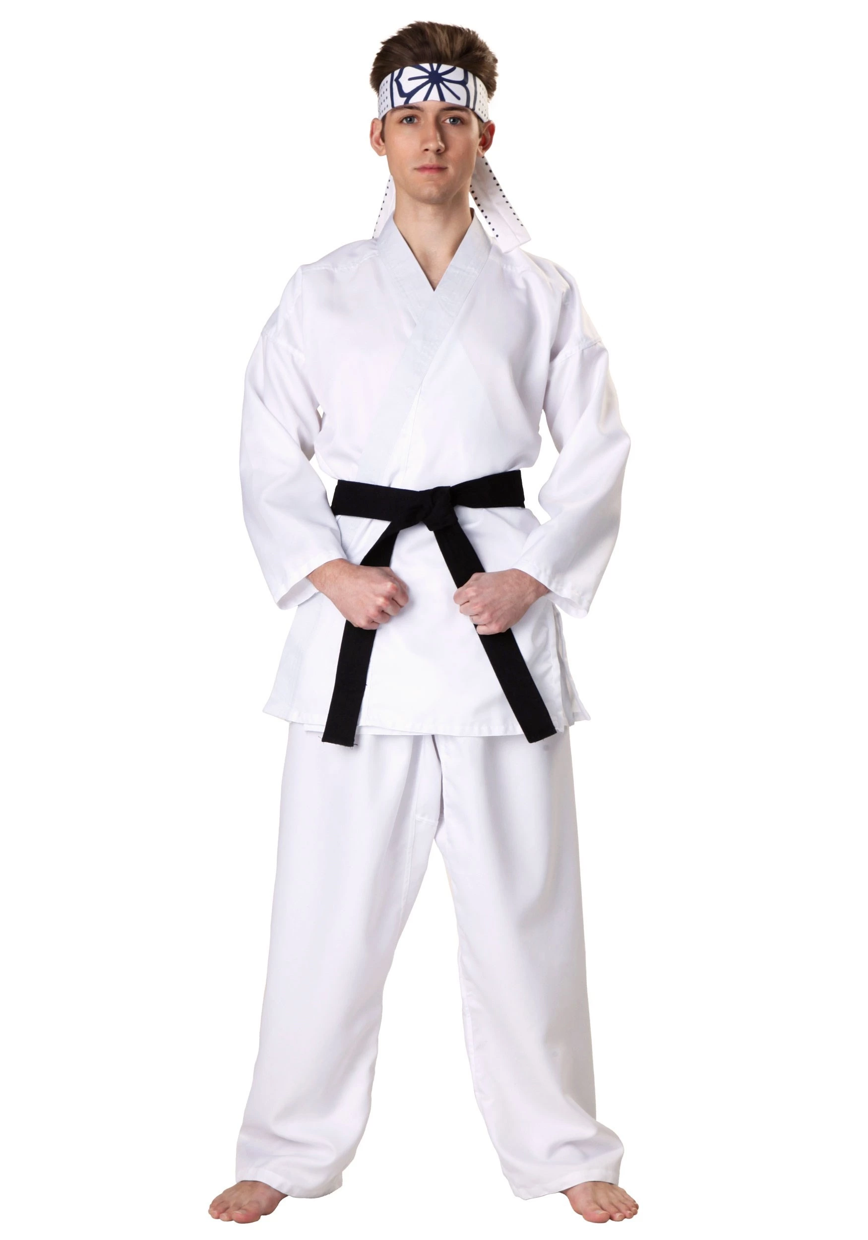 Fun Costumes Karate Kid Men's Plus Size Daniel San Costume 2 Fun Costumes Karate Kid Men's Plus Size Daniel San Costume - Image 2