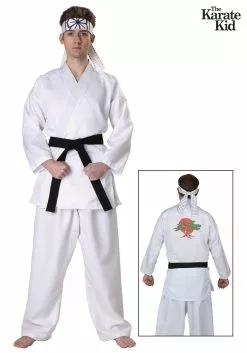 Fun Costumes Karate Kid Men's Plus Size Daniel San Costume