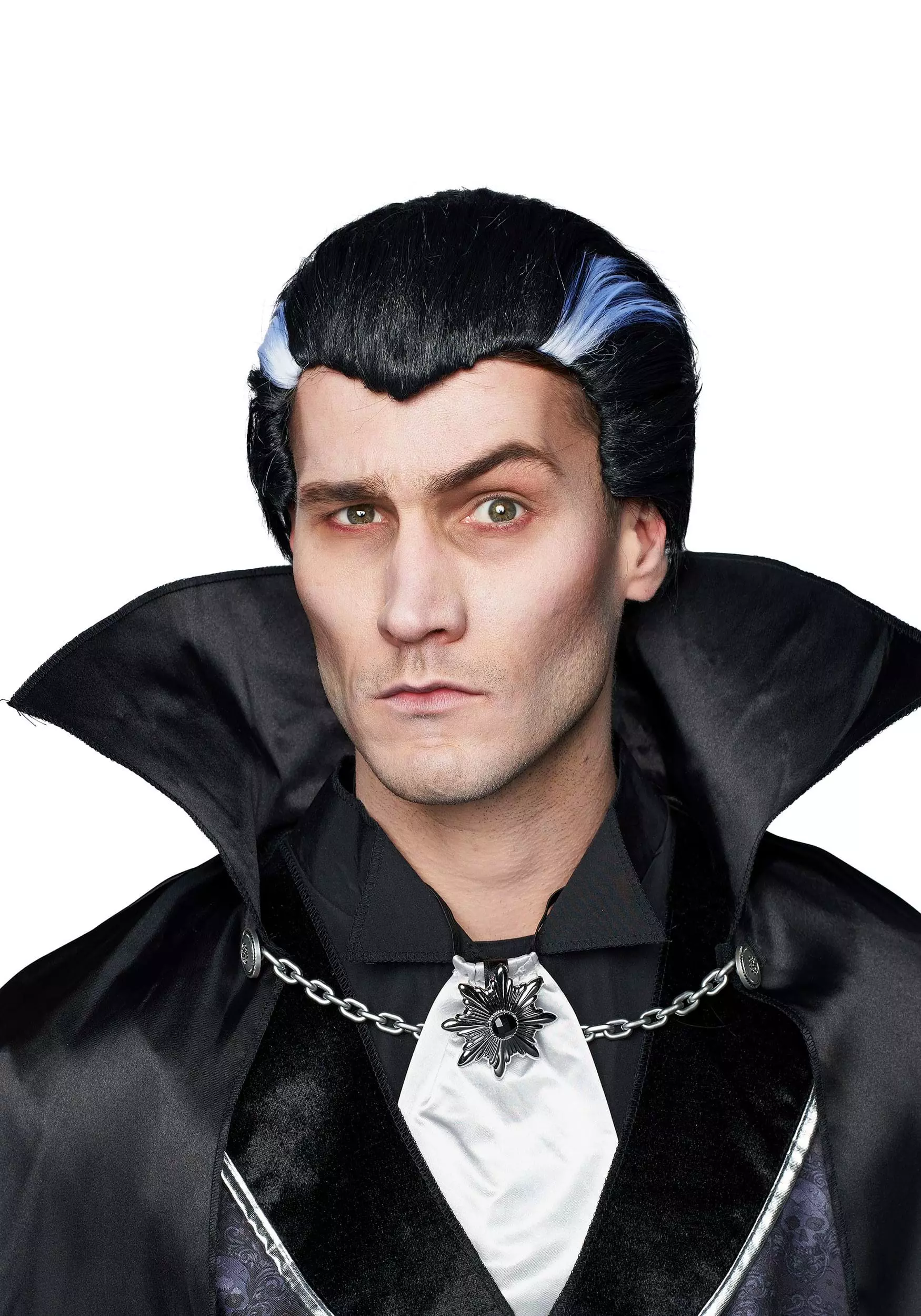 Seasons (HK) Ltd. Midnight Dracula Wig For Men 1 Seasons (HK) Ltd. Midnight Dracula Wig For Men