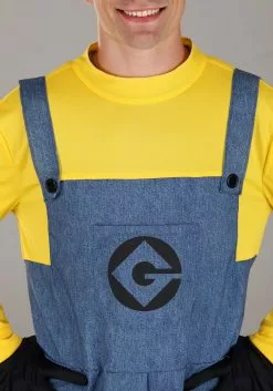 Jerry Leigh Minion Costume For Men -Scary Costumes store mens minion costume alt 3