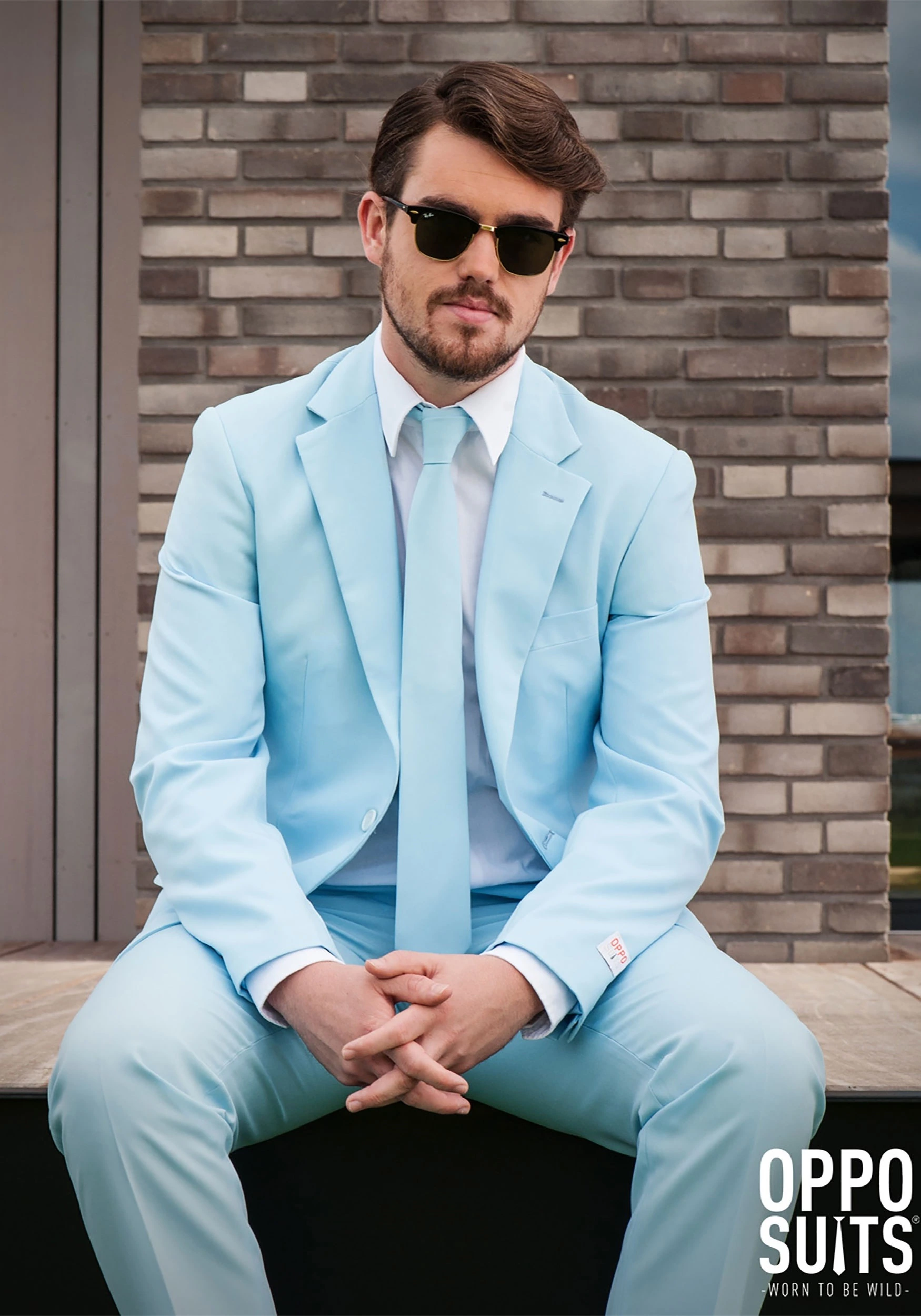 Men's OppoSuits Baby Blue Suit 3 Men's OppoSuits Baby Blue Suit - Image 3