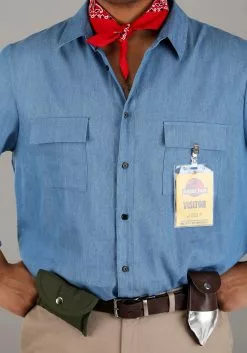 Fun Costumes Men's Plus Size Jurassic Park Dr. Grant Costume -Scary Costumes store mens plus jurassic park dr grant costume alt 3