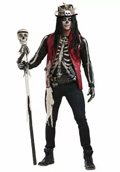 Fun Costumes Men's Plus Size Voodoo Doctor Costume
