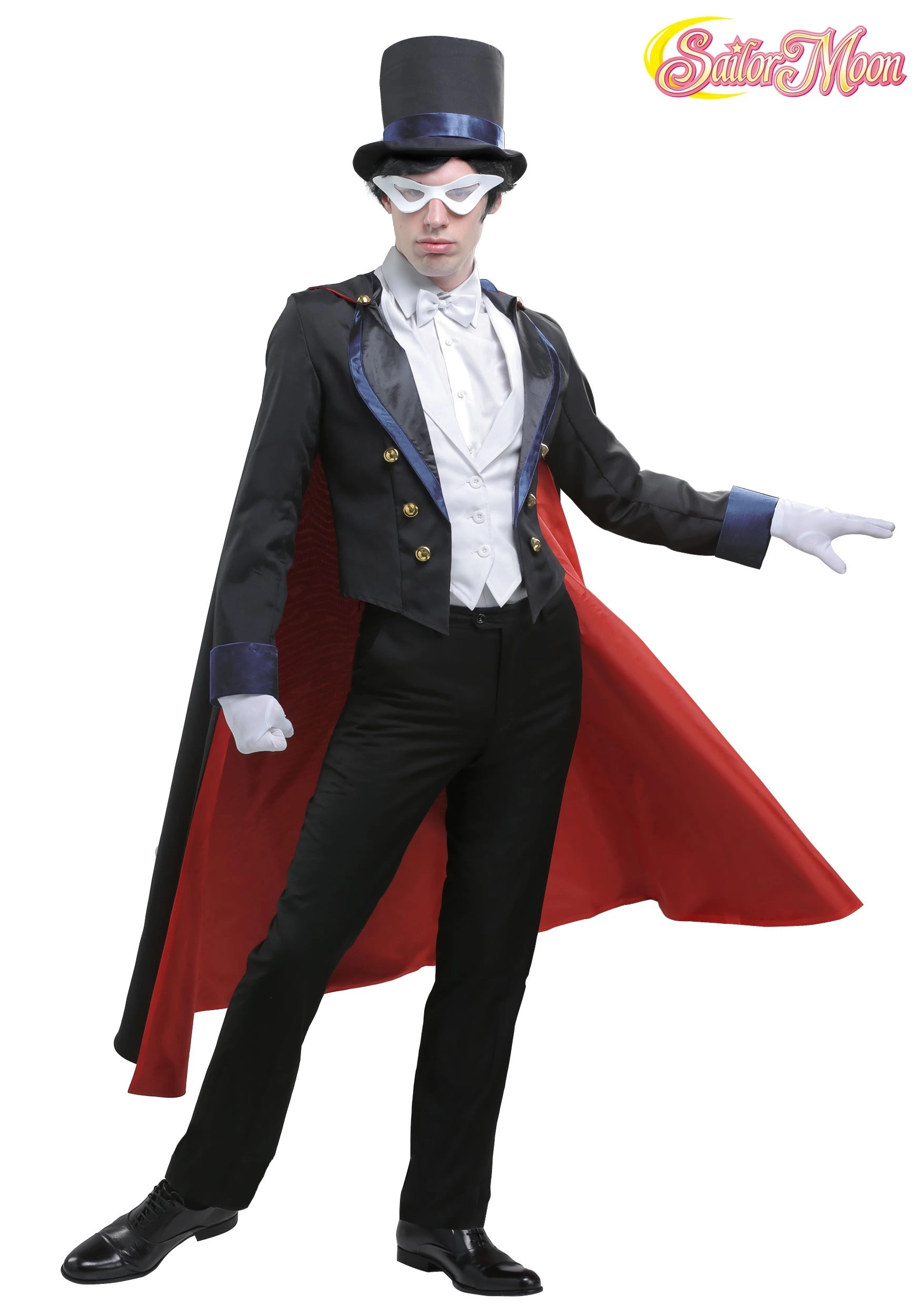 Fun Costumes Men's Sailor Moon Tuxedo Mask Costume 1 Fun Costumes Men's Sailor Moon Tuxedo Mask Costume