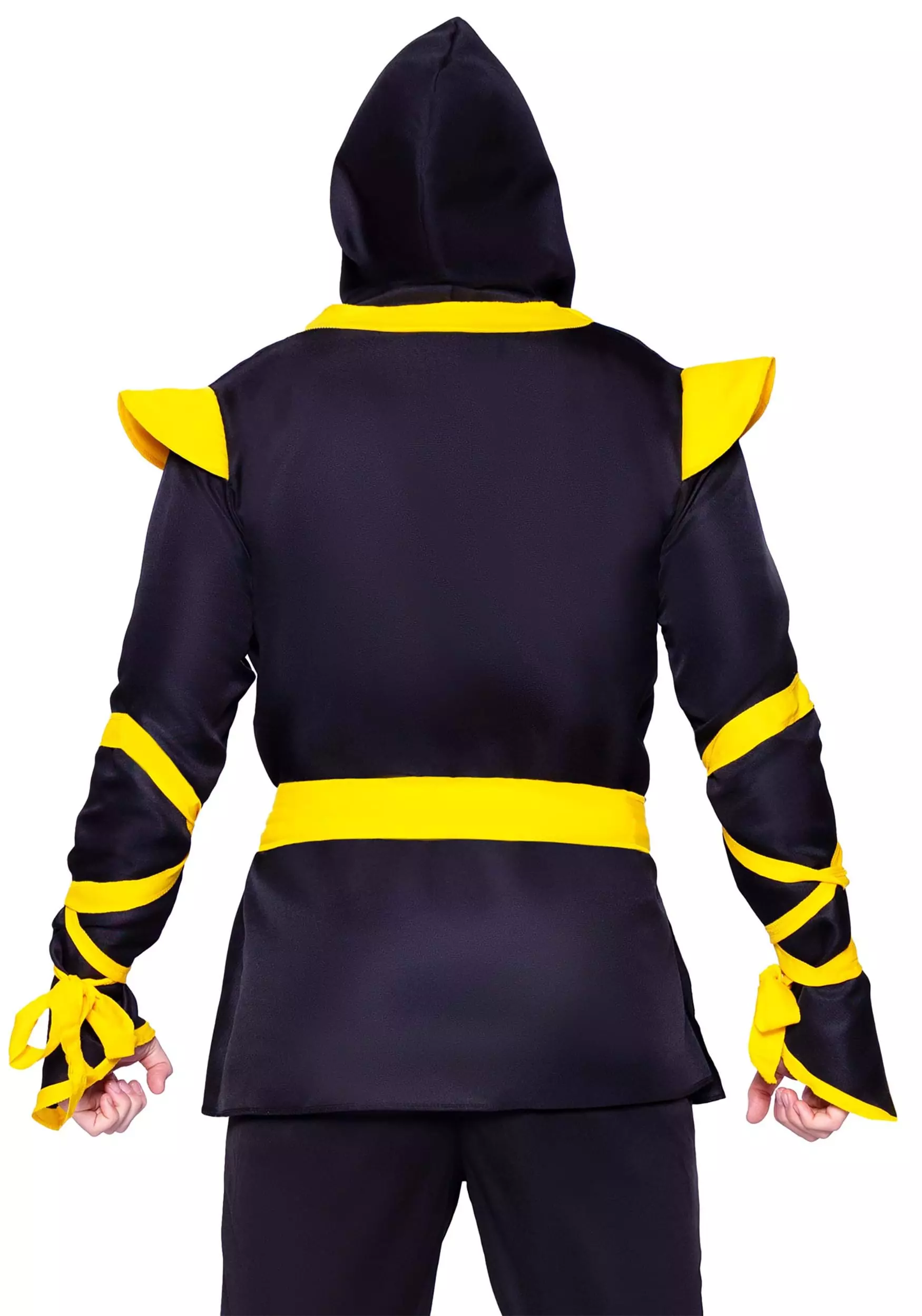 LEG AVENUE Yellow Ninja Costume For Men 2 LEG AVENUE Yellow Ninja Costume For Men - Image 2