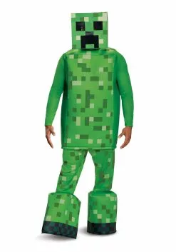 Disguise Prestige Adult Minecraft Creeper Costume
