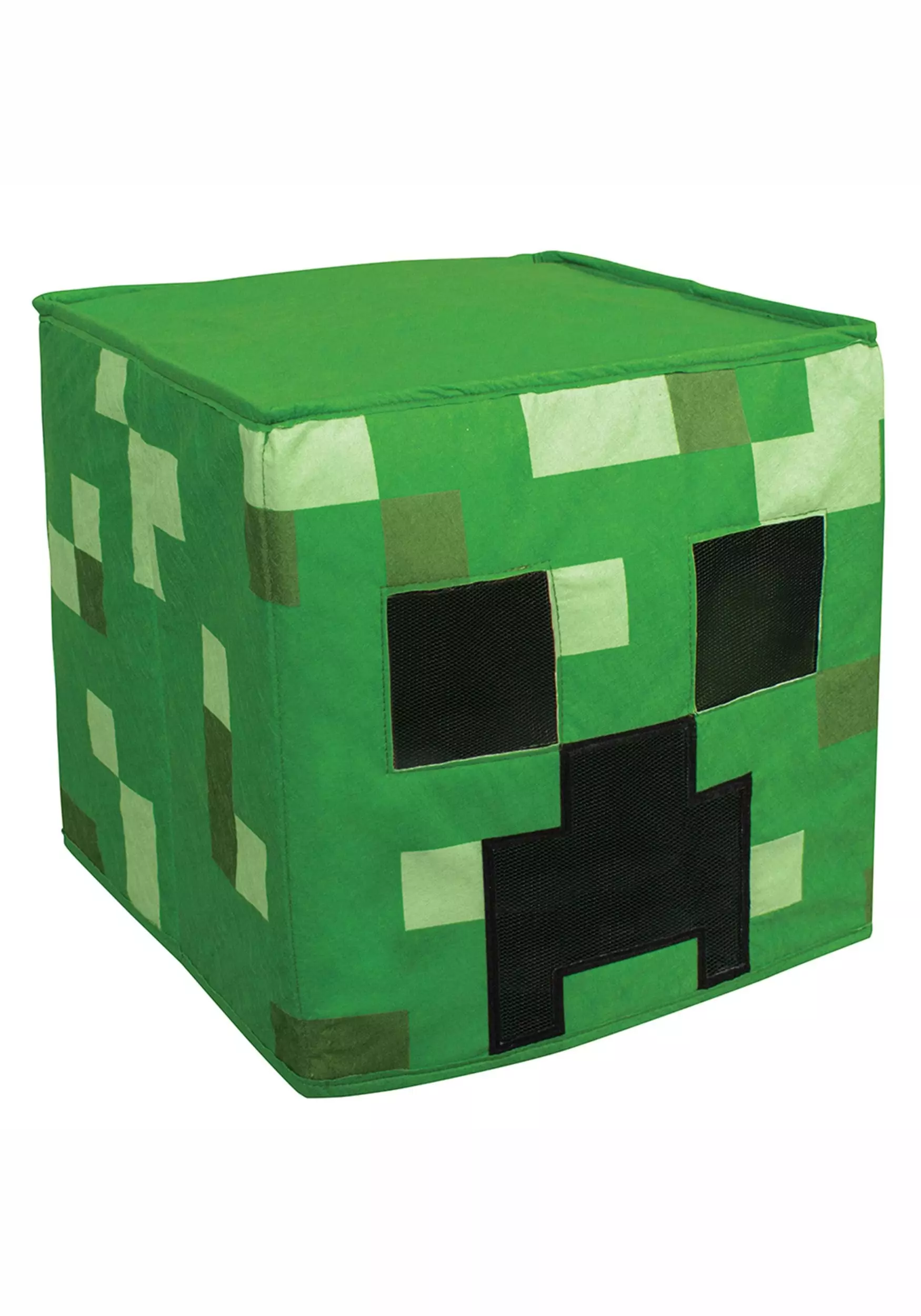 Disguise Minecraft Creeper Block Head Mask 1 Disguise Minecraft Creeper Block Head Mask