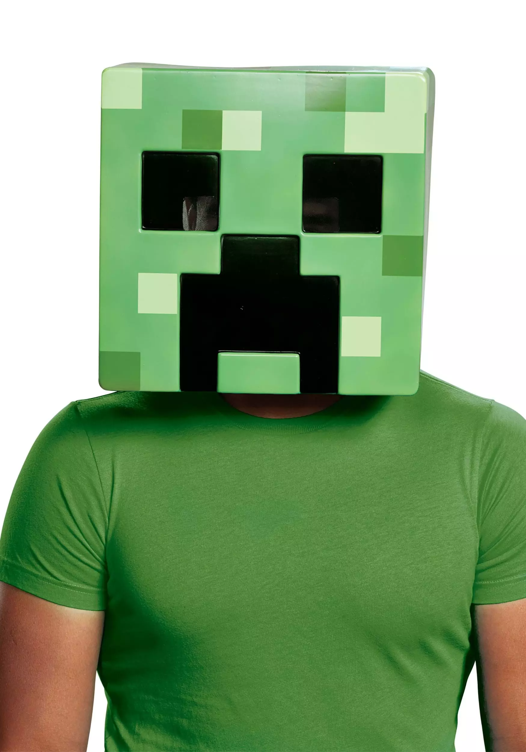 Disguise Adult Minecraft Creeper Mask 1 Disguise Adult Minecraft Creeper Mask