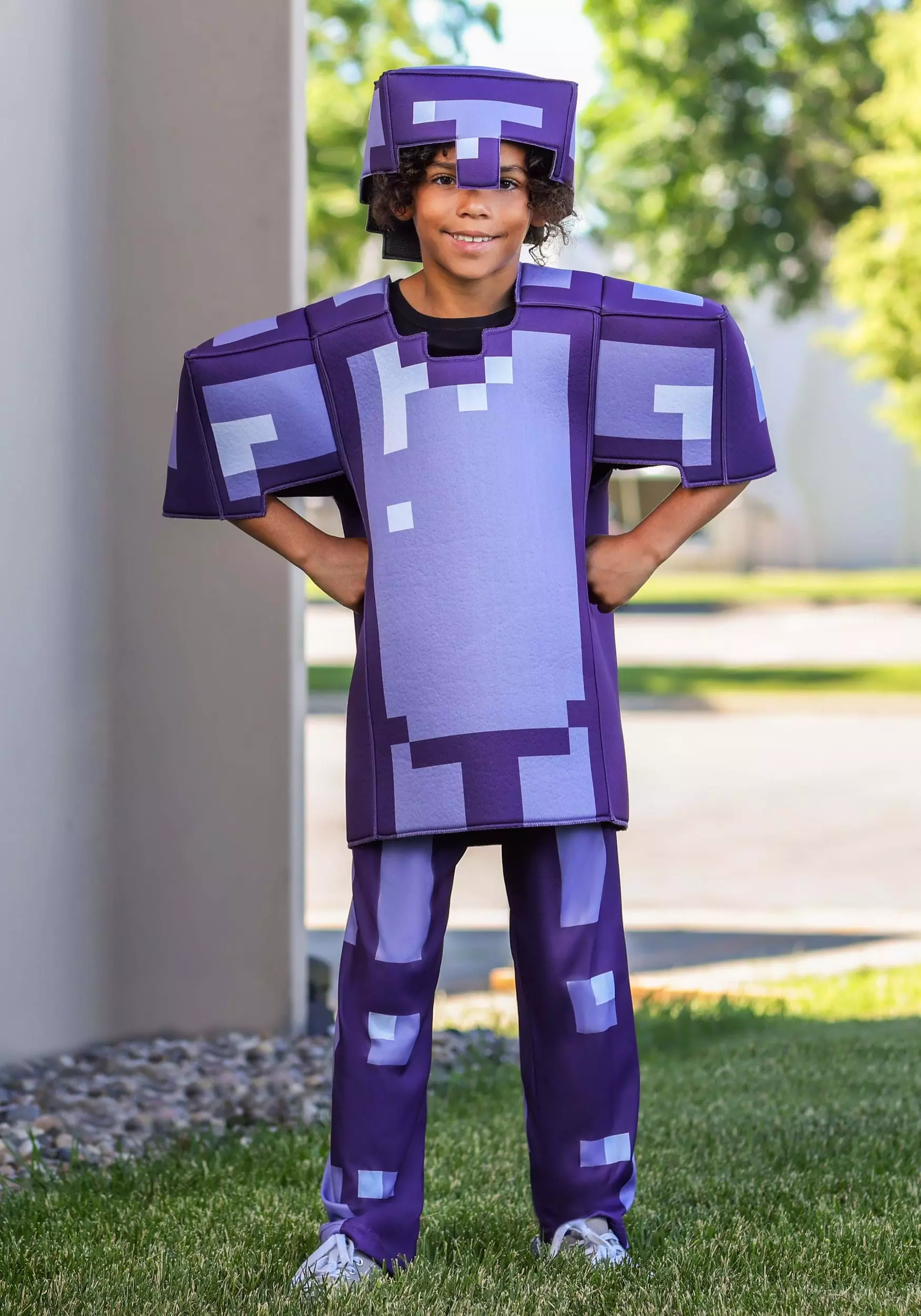 Disguise Limited Kid's Minecraft Enchanted Armor Deluxe Kid's Costume 2 Disguise Limited Kid's Minecraft Enchanted Armor Deluxe Kid's Costume - Image 2