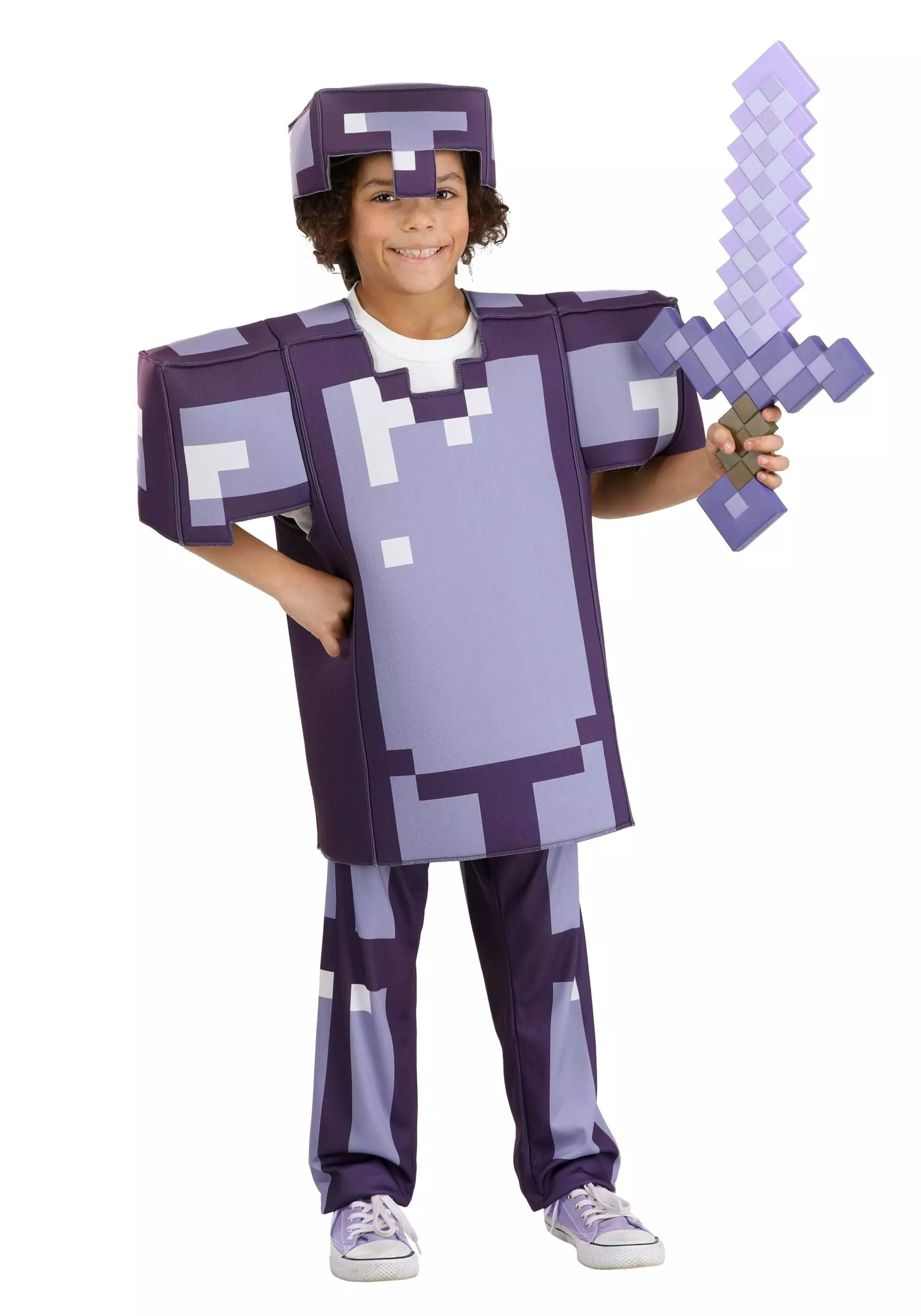 Disguise Limited Kid's Minecraft Enchanted Armor Deluxe Kid's Costume 7 Disguise Limited Kid's Minecraft Enchanted Armor Deluxe Kid's Costume - Image 7