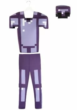Disguise Limited Kid's Minecraft Enchanted Armor Deluxe Kid's Costume 15 Disguise Limited Kid's Minecraft Enchanted Armor Deluxe Kid's Costume -Scary Costumes store minecraft enchanted diamond armor deluxe child cos alt 7