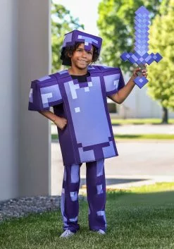 Disguise Limited Kid's Minecraft Enchanted Armor Deluxe Kid's Costume