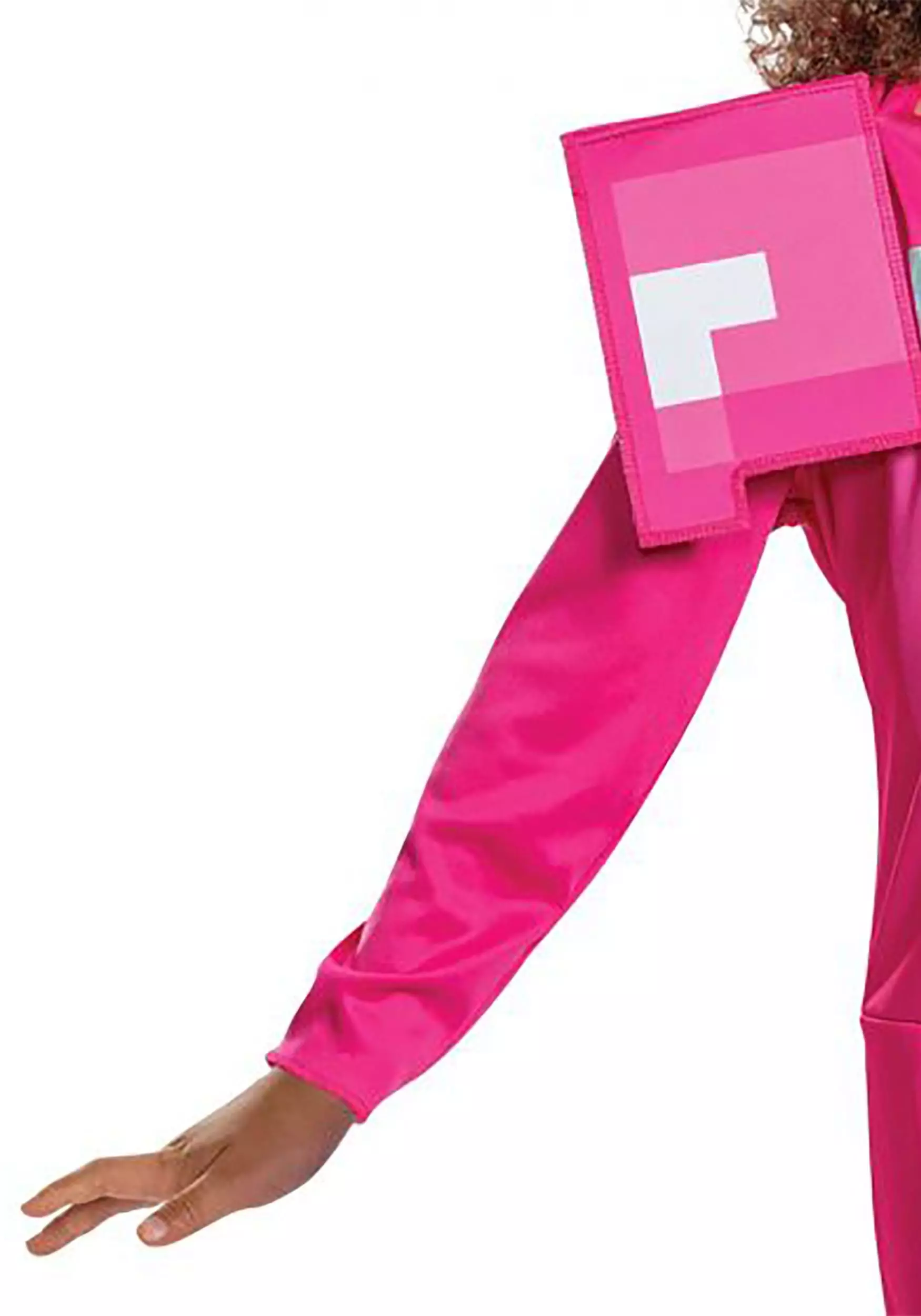 Disguise Girl's Minecraft Classic Pink Armor Costume 6 Disguise Girl's Minecraft Classic Pink Armor Costume - Image 6