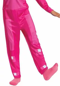 Disguise Girl's Minecraft Classic Pink Armor Costume 13 Disguise Girl's Minecraft Classic Pink Armor Costume -Scary Costumes store minecraft girls classic pink armor costume alt 6