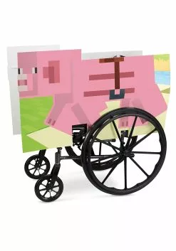 Disguise Minecraft Pig Adaptive Wheelchair Cover