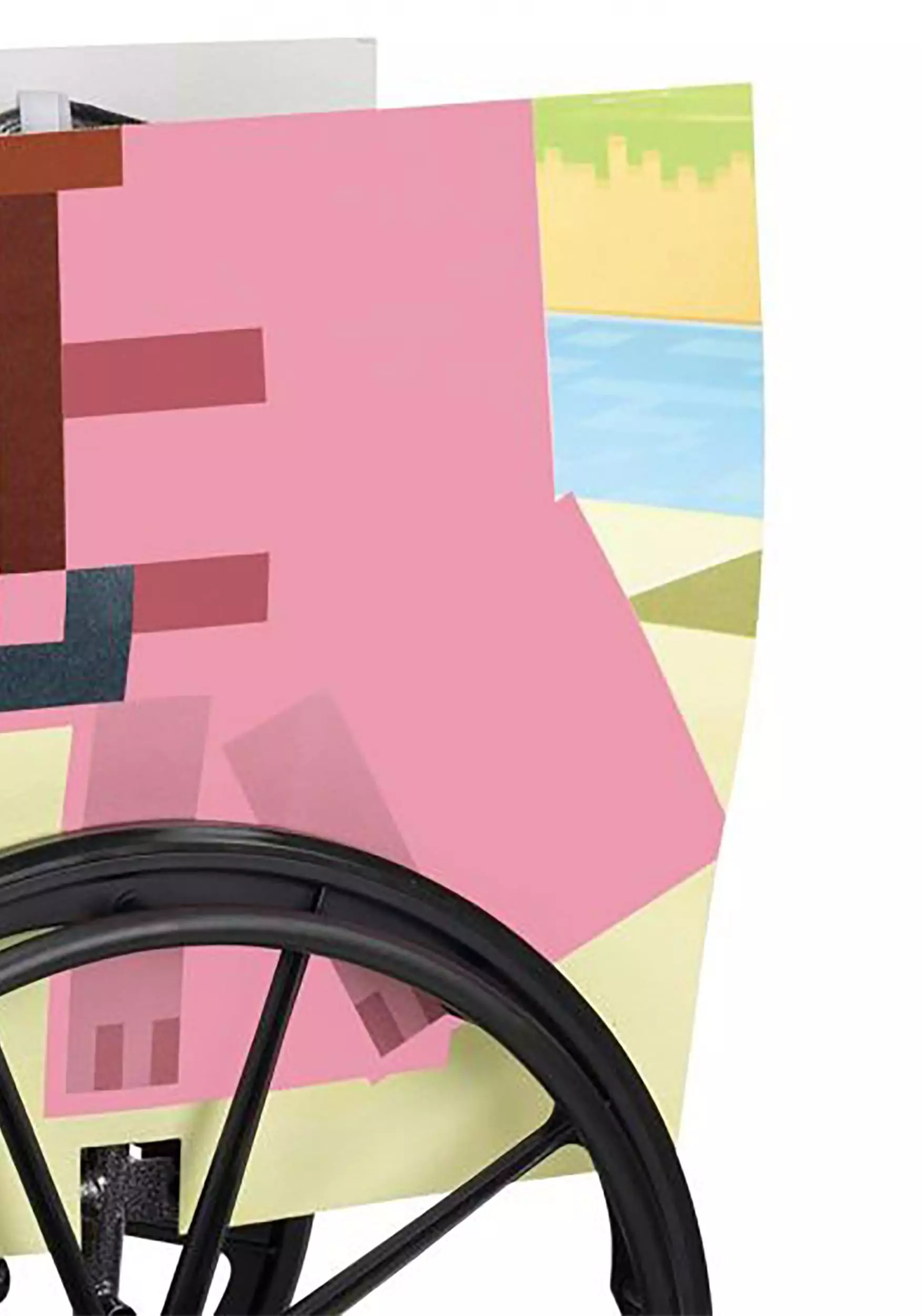 Disguise Minecraft Pig Adaptive Wheelchair Cover 4 Disguise Minecraft Pig Adaptive Wheelchair Cover - Image 4