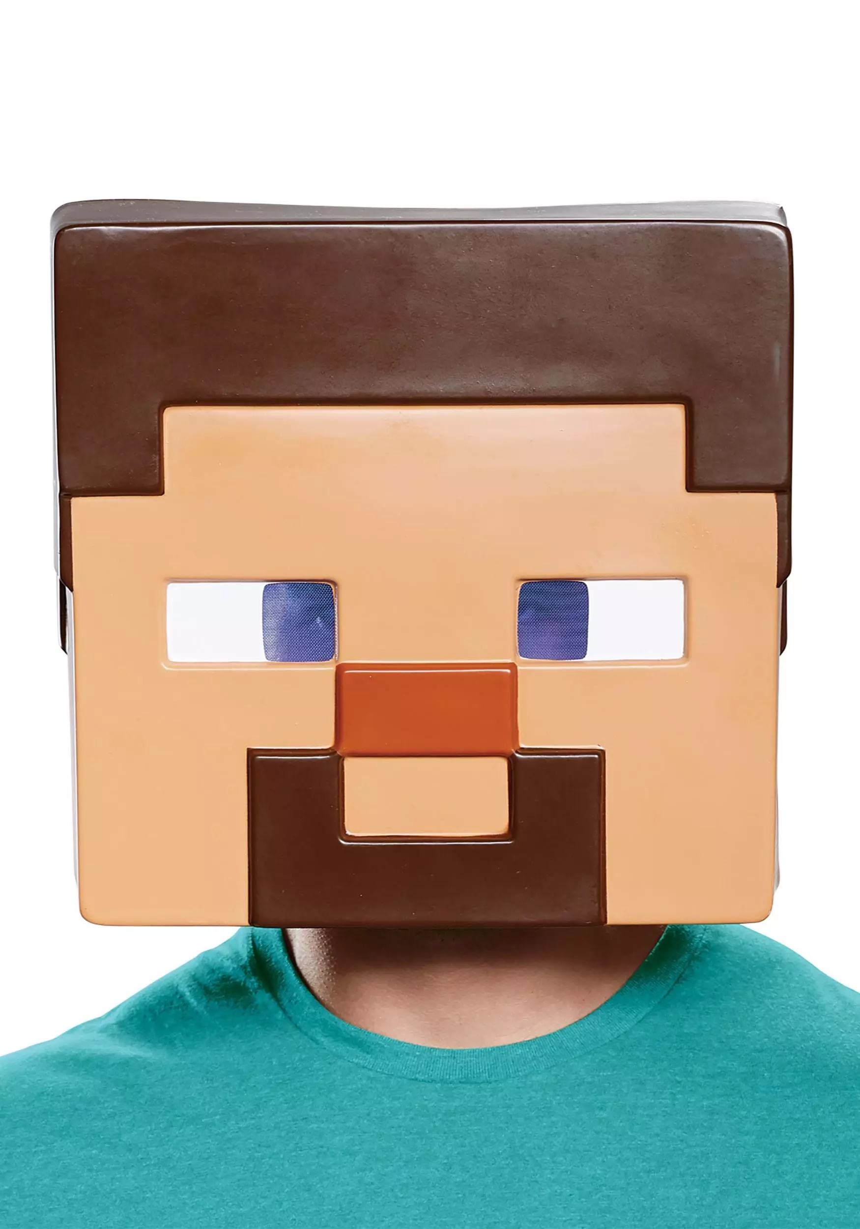 Disguise Minecraft Steve Full-Face Mask For Adults. 1 Disguise Minecraft Steve Full-Face Mask For Adults.