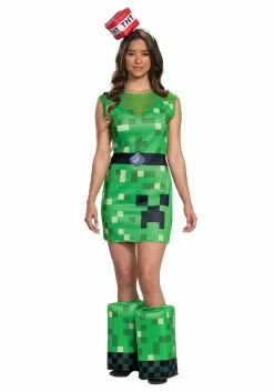 Disguise Minecraft Women's Creeper Costume