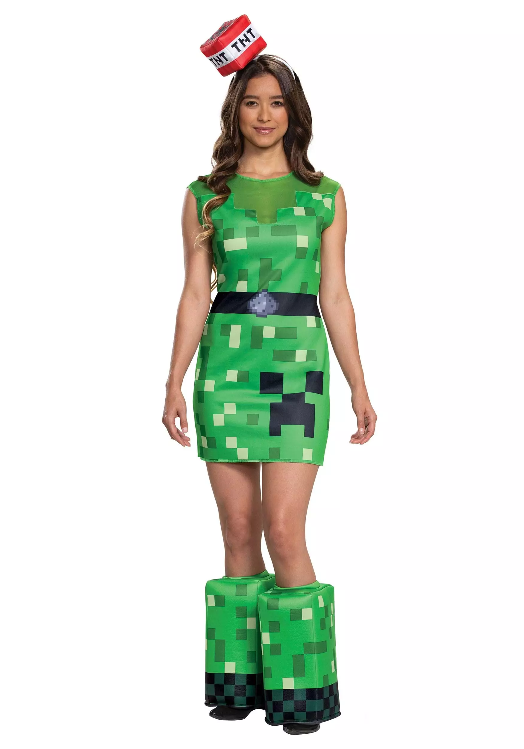 Disguise Minecraft Women's Creeper Costume 1 Disguise Minecraft Women's Creeper Costume