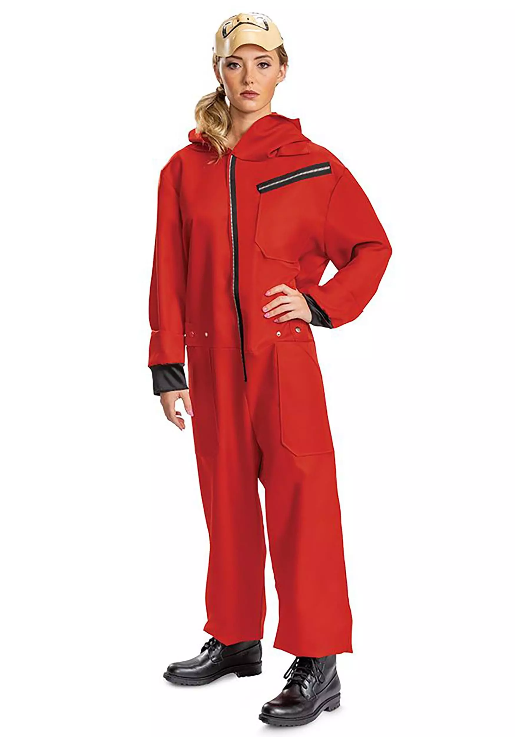 Disguise Money Heist Jumpsuit And Mask Costume For Adults 3 Disguise Money Heist Jumpsuit And Mask Costume For Adults - Image 3