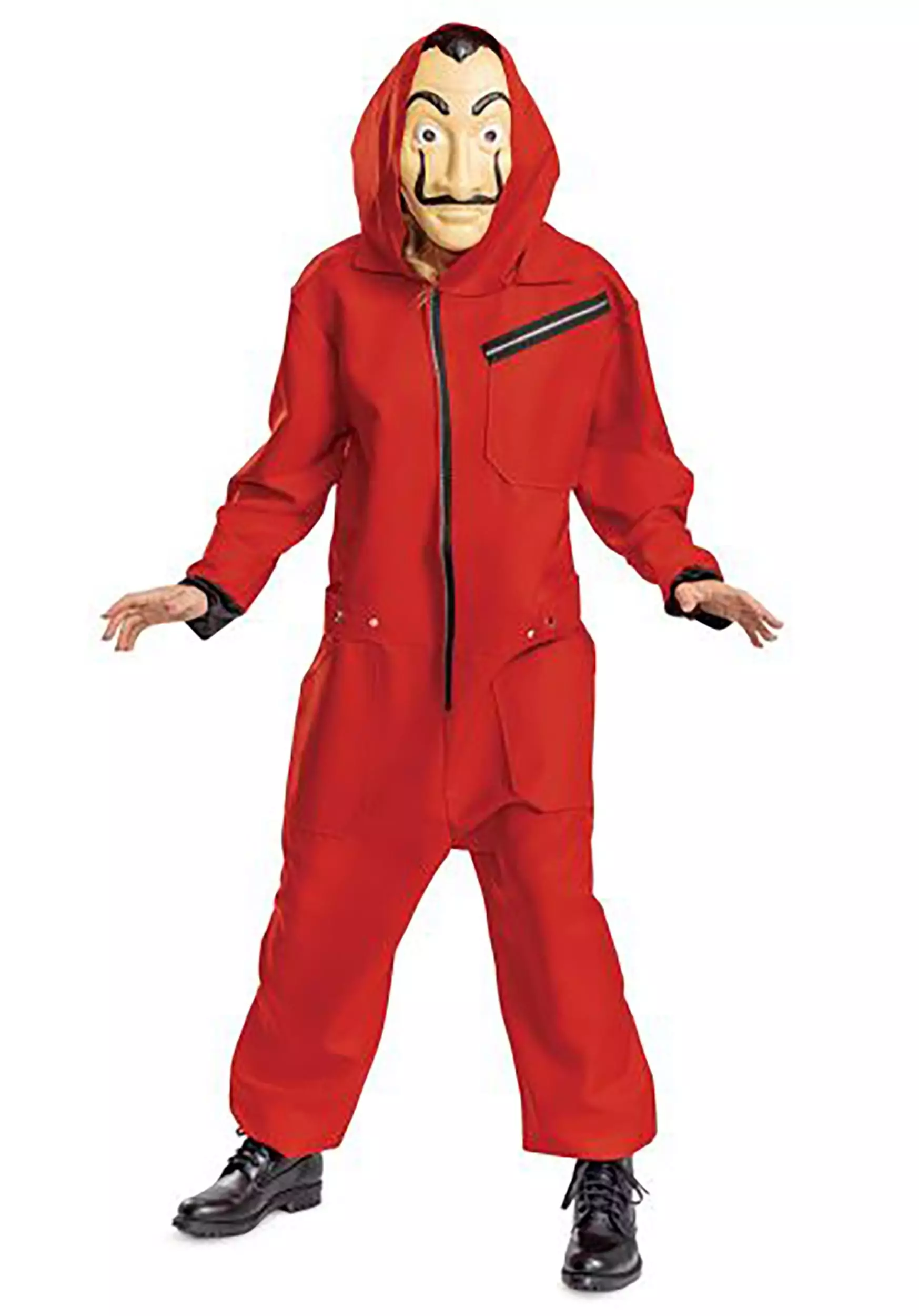 Disguise Money Heist Jumpsuit And Mask Costume For Adults 4 Disguise Money Heist Jumpsuit And Mask Costume For Adults - Image 4