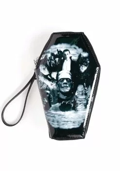 Rock Rebel Shop Coffin Monster Collage Wallet