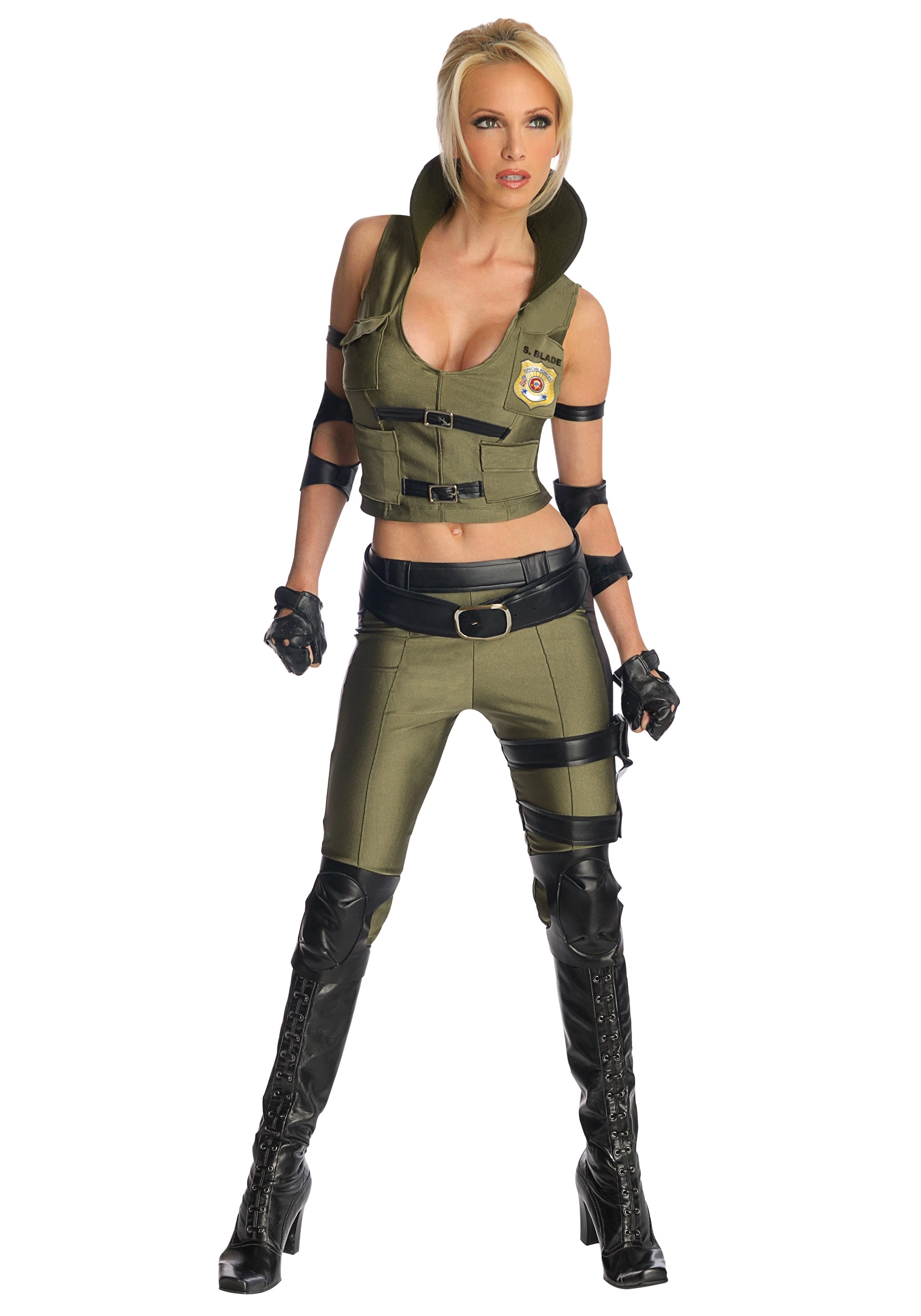 Rubies Costume Co. Inc Mortal Kombat Deluxe Sonya Blade Costume 1 Rubies Costume Co. Inc Mortal Kombat Deluxe Sonya Blade Costume