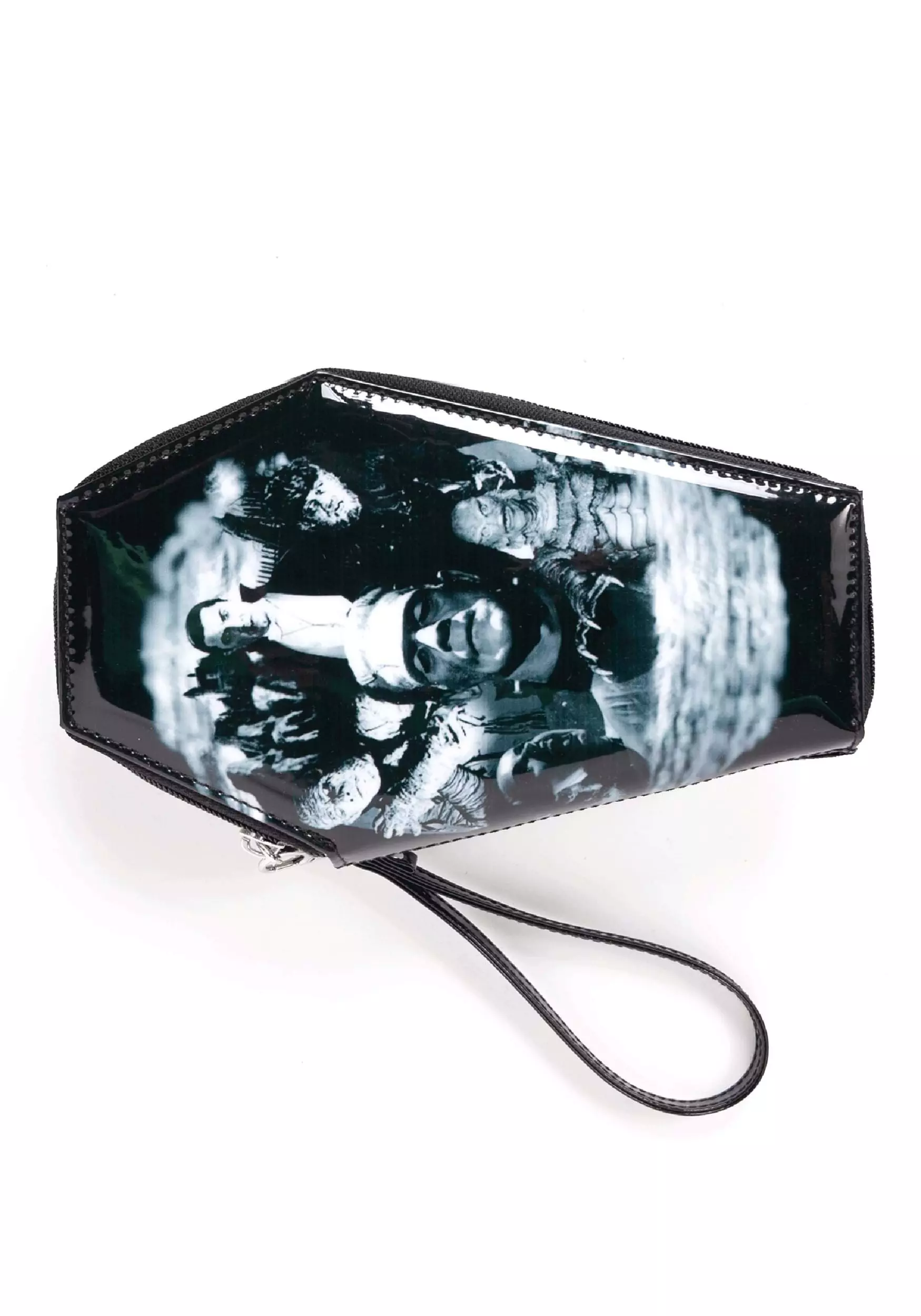 Rock Rebel Shop Munsters Coffin Faux Patent Wallet 2 Rock Rebel Shop Munsters Coffin Faux Patent Wallet - Image 2