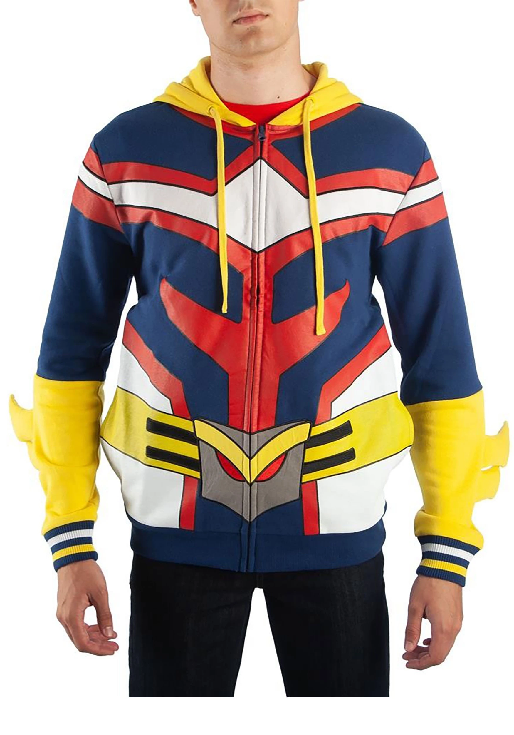Bioworld Merchandising / Independent Sales My Hero Academia All Might Character Hoodie 3 Bioworld Merchandising / Independent Sales My Hero Academia All Might Character Hoodie - Image 3