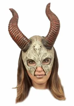 Ghoulish Productions Mythical Skull Mask With Horns