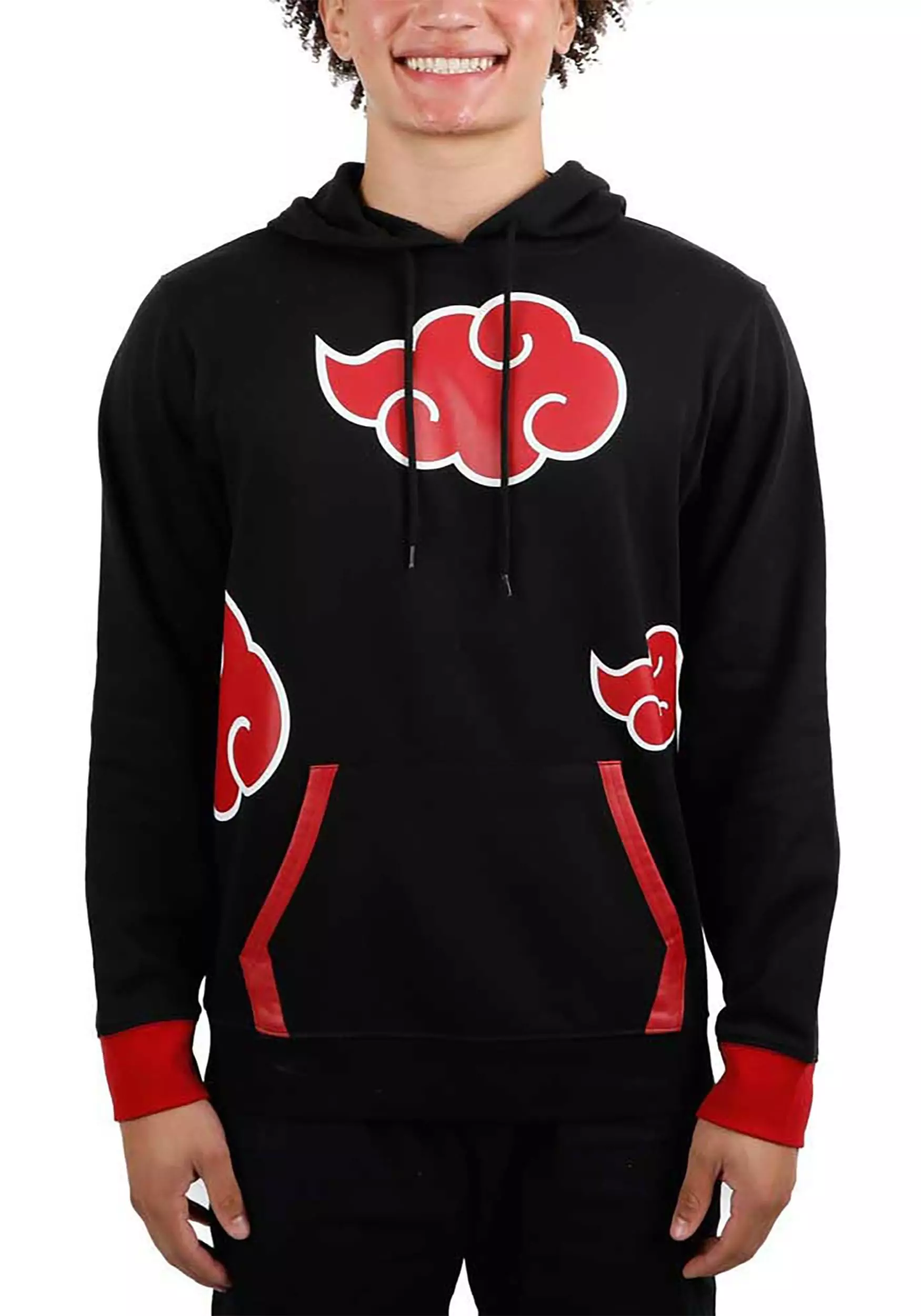FUNKO Naruto Akatsuki Cloud Adult Cosplay Hoodie 1 FUNKO Naruto Akatsuki Cloud Adult Cosplay Hoodie