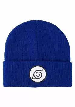 Bioworld Merchandising / Independent Sales Naruto Hidden Leaf Village & Akatsuki Set Of 2 Combo Cuff Beanies -Scary Costumes store naruto hidden leaf village akatsuki combo cuff beanie alt 3