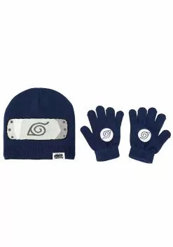 Bioworld Merchandising / Independent Sales Kid's Naruto Hidden Leaf Village Beanie & Gloves Combo
