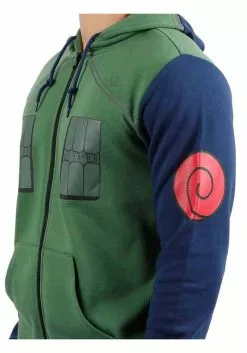 Bioworld Merchandising / Independent Sales Kakashi Cosplay Hoodie From Naruto 7 Bioworld Merchandising / Independent Sales Kakashi Cosplay Hoodie From Naruto -Scary Costumes store naruto kakashi cosplay hoodie alt 3