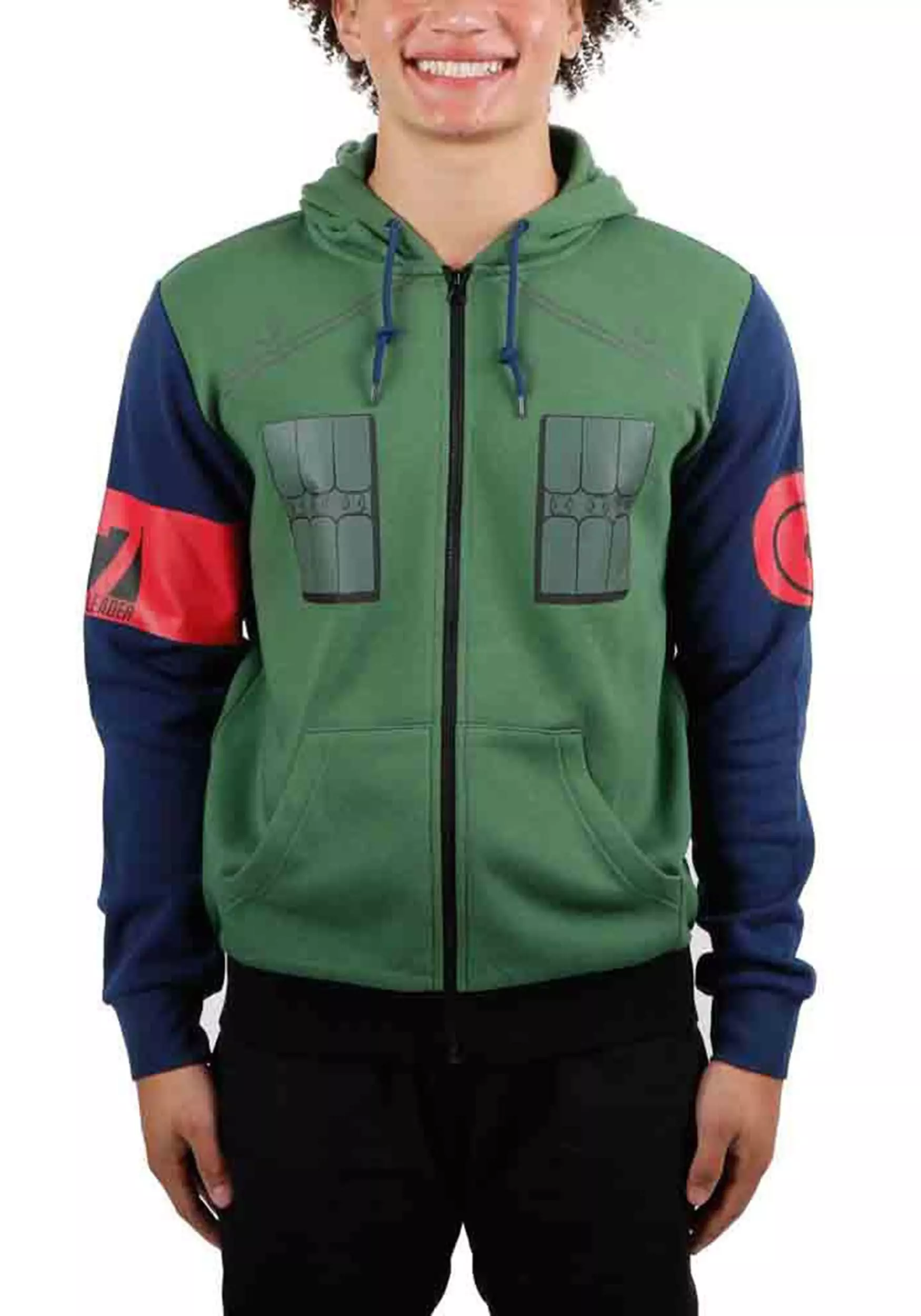 Bioworld Merchandising / Independent Sales Kakashi Cosplay Hoodie From Naruto 1 Bioworld Merchandising / Independent Sales Kakashi Cosplay Hoodie From Naruto