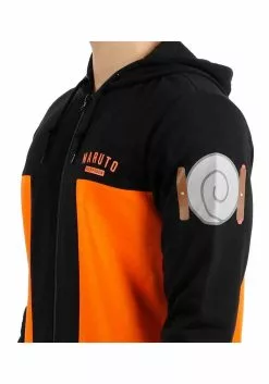Bioworld Merchandising / Independent Sales Uzumaki Cosplay Hoodie From Naruto -Scary Costumes store naruto uzumaki cosplay hoodie alt 3
